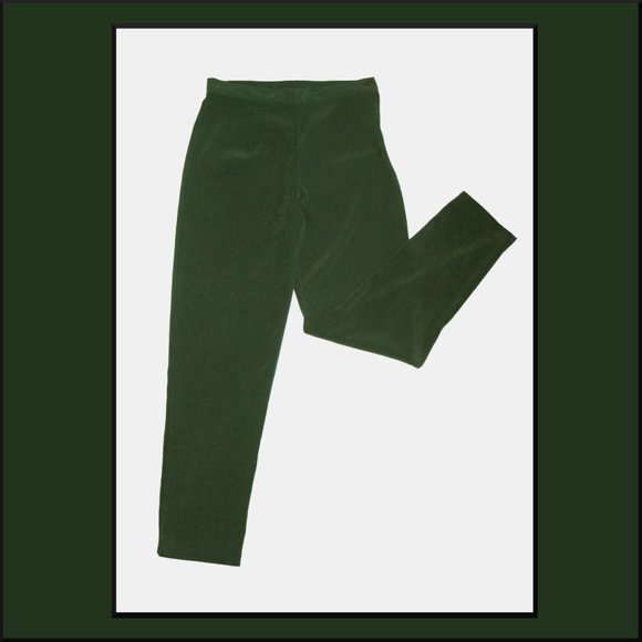 PETITES by INCLINATIONS Women's Olive Green Pants (Size 6P) Excellent Condition! - Picture 2 of 5